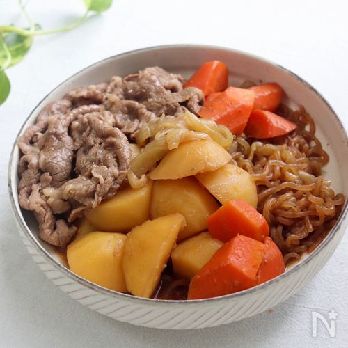 牛肉やわらか！炒めずに作る基本の肉じゃが