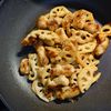 1421077の作ってみた!投稿(【食材2つ】豚こまと蓮根の味噌炒め)