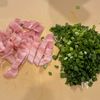 混ぜて焼くだけ♩ニラ豆腐もちの工程1