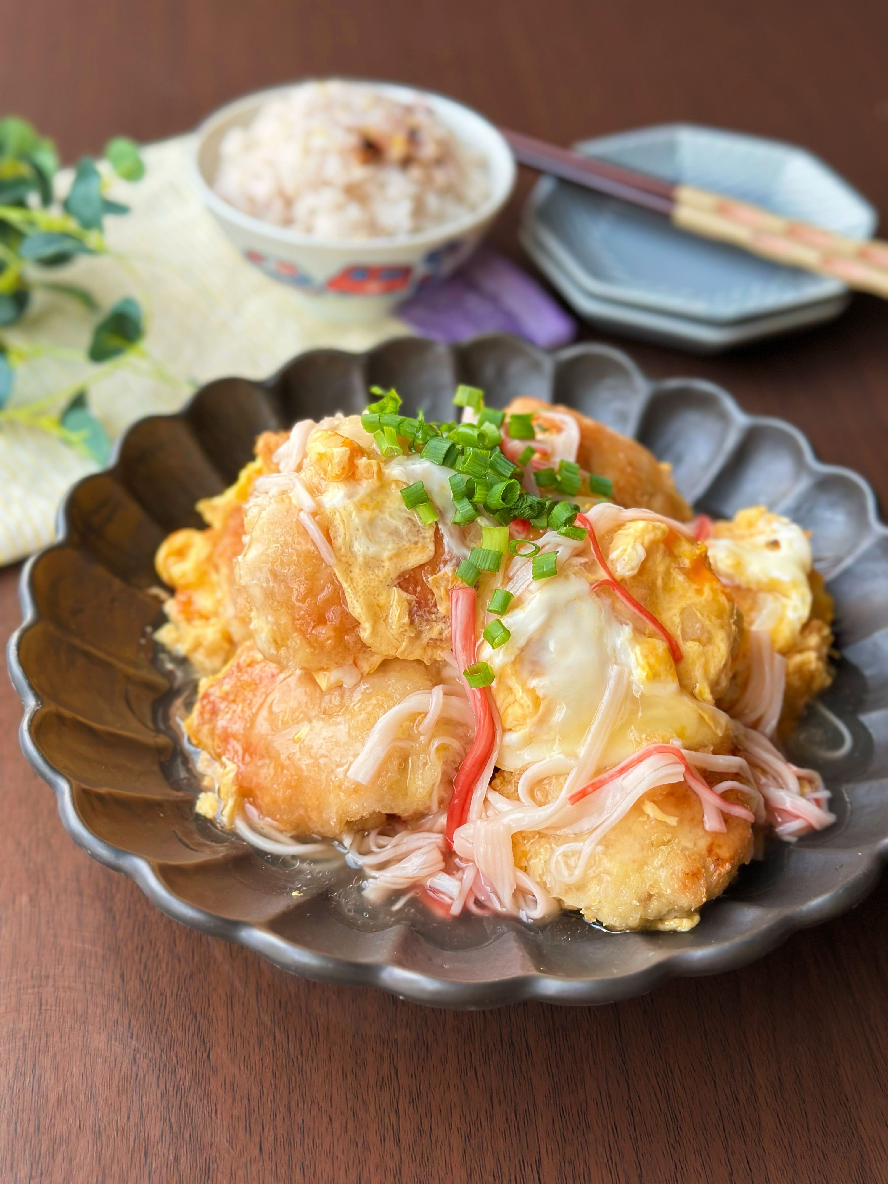 鶏むね肉と凍り豆腐で作る天津鶏】節約/カサマシ | レシピサイトNadia