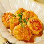 【長いも入り豆腐つくねのにんにく生姜焼き】豆腐の水切り不要！
