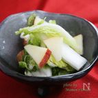 白菜と林檎の水キムチ風