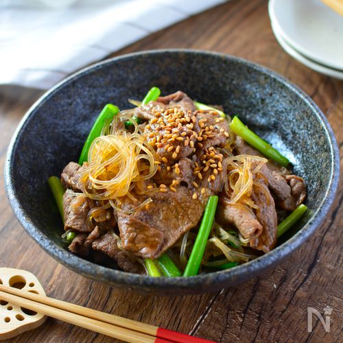 10分で完成!牛もも肉の韓国風炒め〜お弁当にも◎〜