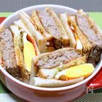 ボリュームたっぷり「ハンバーグサンド」