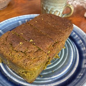 イッサムの作ってみた!投稿(低糖質　簡単！抹茶のパウンドケーキ　混ぜて焼くだけ♪)