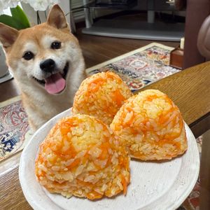レイチーの作ってみた!投稿(【 にんじんバタポンおにぎり 】)