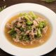 レンジで簡単！豚こま肉とブロッコリーのつゆだく旨煮