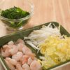 海老と白菜のマカロニグラタンの工程1