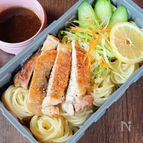 こんがりチキンとシャキシャキ野菜♪【チキンパスタサラダ弁当】