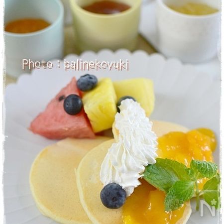 卵なし 白いパンケーキ By バリ猫ゆっきー 吉田由季子 レシピサイト Nadia ナディア プロの料理家のおいしいレシピ