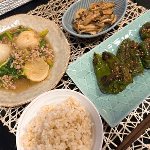 まーやんの作ってみた!投稿(かぶのしょうがそぼろ煮)