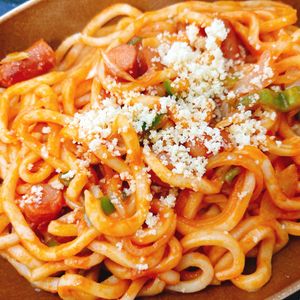 煌蓮mamの作ってみた!投稿(パスタより美味しい!?『うどんナポリタン』ランチに最適♡)