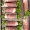 中華風ごまだれ♪水菜の肉巻きの工程2