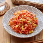 レンジで簡単【ツナマヨコーンにんじん】