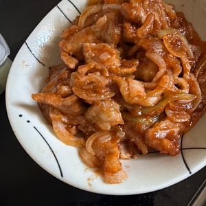 あきの作ってみた!投稿(ご飯がすすむ！豚こまと玉ねぎの濃厚ポークチャップ)