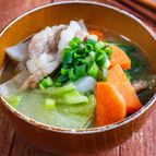 レンジで時短♪我が家の豚汁