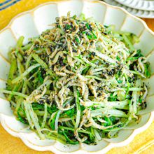 【12kgやせた管理栄養士考案】水菜としらすの黒ごま和え