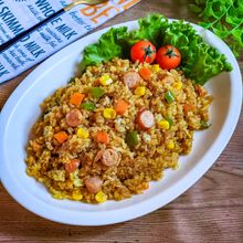 ♡簡単で美味しい病みつき~マヨカレーチャーハン♡