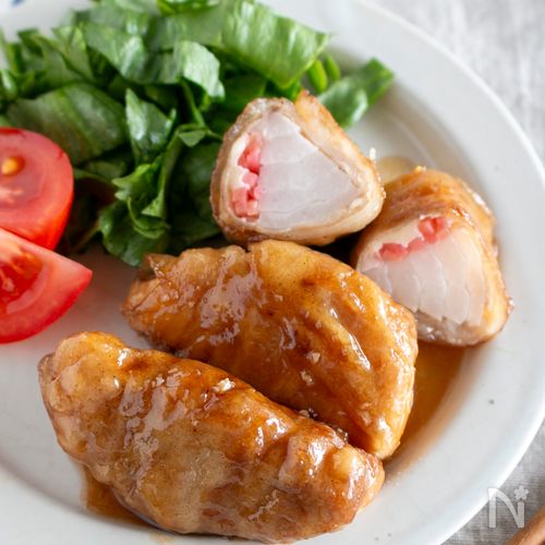 紅生姜で驚愕の美味しさ！【新玉ねぎと紅生姜チーズの肉巻き】