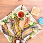 骨ごとバリバリ！干物せんべい
