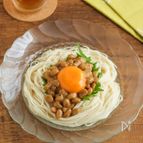 コクうま♡みそ納豆そうめん