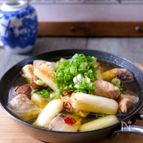 カツオと長ネギのアヒージョ♪