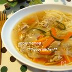 あっさりトロトロ♪コンソメ風味のあんかけパスタ