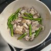 【豚バラとアスパラのてりたま炒め】ご飯おかわり必須！の工程3