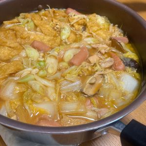 し☆の作ってみた!投稿(【鶏肉と白菜の味噌鍋】簡単手作り♪どこか懐かしい味わい♡)