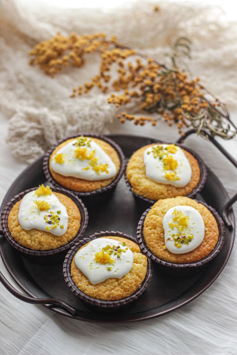 バター不使用！混ぜて焼くだけ！ミモザのようなレモンマフィン！ レシピサイトNadia