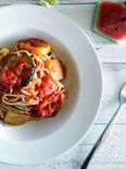 【捨てないで！】スイカの皮のトマトパスタ