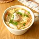 【カニカマと豆苗の中華スープ】ヘルシー&家計にも優しい！