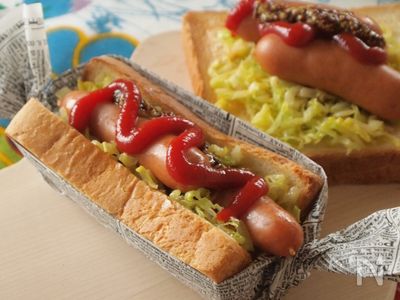 食パンホットドッグ | レシピサイトNadia
