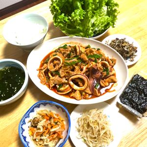 797217の作ってみた!投稿(オサムプルコギ(いかと豚バラの旨辛炒め)【韓国料理】)