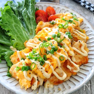 お手軽チキン南蛮♩ 揚げない!タルタルを作らない!時短節約◎