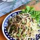 5分で完成！もやしと貝割れと塩昆布のおかかサラダ