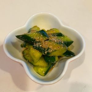 みわの作ってみた!投稿(きゅうりのやみつきごま味噌和え)