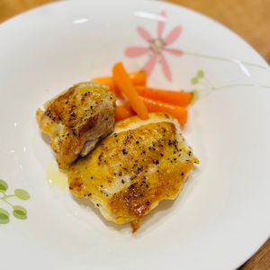 SNJMTIの作ってみた!投稿(『皮パリ！基本のチキンステーキ』さっぱりソースもオススメ♪)