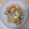 ゆいの作ってみた!投稿(【豚こま白菜の野菜炒め】ご飯との相性抜群!節約おかず♪)