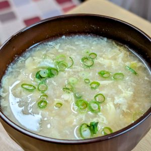 まゆのの作ってみた!投稿(長いものとろとろ♡中華たまごスープ【#とろみづけ不要】)