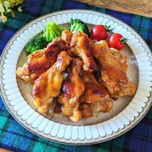 【絶品やみつき♡手羽元でローストチキン】黄金比タレがうまい！