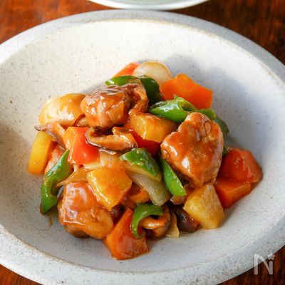 【豚こまで簡単】甘酸っぱ懐かし酢豚