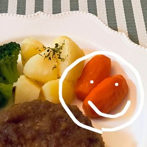 𝔂𝓾𝓶𝓲🍓の作ってみた!投稿(レンジで簡単あま〜くてツヤツヤみんな大好き♡にんじんグラッセ)