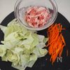 野菜モリモリ食べられる♩【豚こまキャベツのうま塩炒め】の工程1