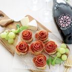 【材料2つ】冷凍パイシートで簡単!!サラミローズパイ