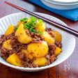 【じゃがいもと肉そぼろの甘辛バター】こってりご飯が進む♬︎
