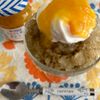 ぴろりんゆぅの作ってみた!投稿(オレンジのほうじ茶ミルクかき氷【かき氷機不要・簡単】)