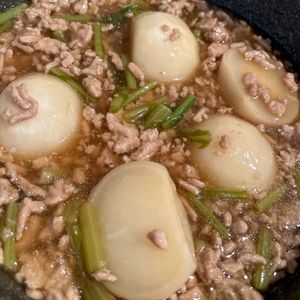 Mioの作ってみた!投稿(かぶのしょうがそぼろ煮)