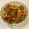 みわの作ってみた!投稿(こんにゃくとちくわの甘辛おかかまぶし)