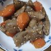 週一だけは頑張ります💦の作ってみた!投稿(ヘルシー和食のお惣菜😘ぷりぷりゴロっと♪きんぴらごぼう🤭)